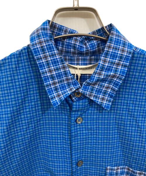 JAN MACHENHAUER（ヤンマッケンハウアー）jan machenhauer (ヤンマッケンハウアー) チェックシャツ ブルー サイズ:	SIZE 48の古着・服飾アイテム