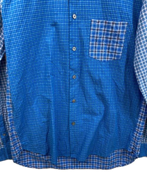 JAN MACHENHAUER（ヤンマッケンハウアー）jan machenhauer (ヤンマッケンハウアー) チェックシャツ ブルー サイズ:	SIZE 48の古着・服飾アイテム