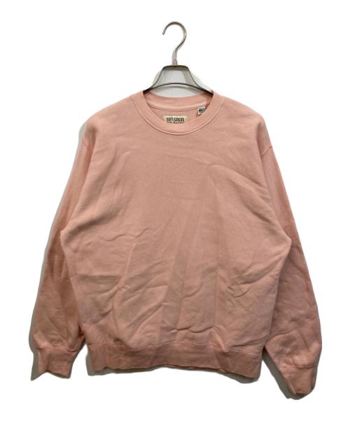 soft goods（ソフトグッズ）soft goods (ソフトグッズ) HEAVY WEIGHT CREWNECK L/S ピンク サイズ:	SIZE Mの古着・服飾アイテム