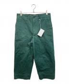 TUKIツキ）の古着「Short Short Wide Work」｜グリーン