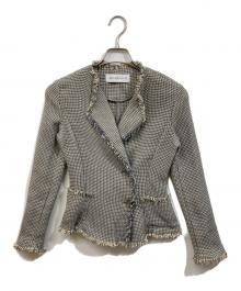 ADOLFO DOMINGUEZ（アドルフォ ドミンゲス）の古着「ツイードジャケット」｜グレー