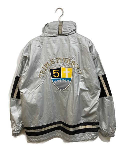 555soul（トリプルファイブソウル）555soul (トリプルファイブソウル) ナイロンジャケット グレー サイズ:	SIZE Lの古着・服飾アイテム