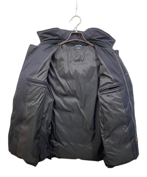 SHIPS（シップス）SHIPS (シップス) VANKS(R)加工 ウールジップボタンダウンジャケット ブラック サイズ:	SIZE Sの古着・服飾アイテム