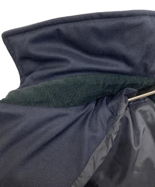 SHIPS（シップス）SHIPS (シップス) VANKS(R)加工 ウールジップボタンダウンジャケット ブラック サイズ:	SIZE Sの古着・服飾アイテム