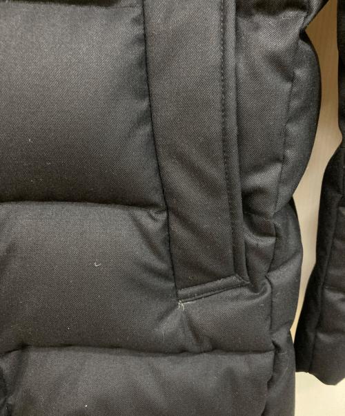 SHIPS（シップス）SHIPS (シップス) VANKS(R)加工 ウールジップボタンダウンジャケット ブラック サイズ:	SIZE Sの古着・服飾アイテム