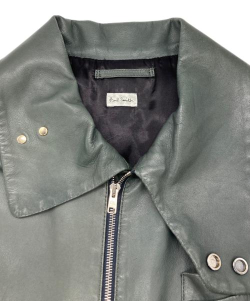 PAUL SMITH（ポールスミス）PAUL SMITH (ポールスミス) ラムレザージャケット ブラック サイズ:Lの古着・服飾アイテム
