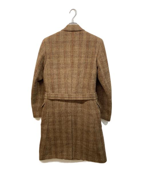 Paul Smith COLLECTION（ポールスミス コレクション）Paul Smith COLLECTION (ポールスミス コレクション) チェックダブルブレストコート ブラウン サイズ:SIZE Lの古着・服飾アイテム