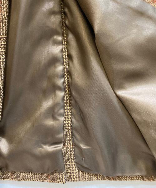 Paul Smith COLLECTION（ポールスミス コレクション）Paul Smith COLLECTION (ポールスミス コレクション) チェックダブルブレストコート ブラウン サイズ:SIZE Lの古着・服飾アイテム