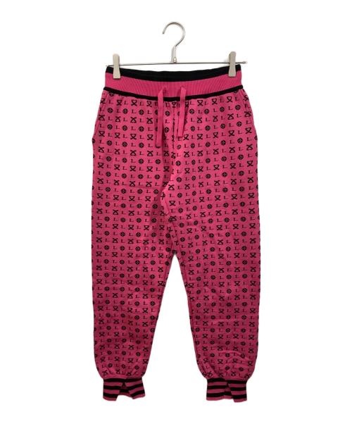 LEONARD SPORT（レオナール スポーツ）LEONARD SPORT (レオナール スポーツ) ニットパンツ ショッキングピンク サイズ:	SIZE 38の古着・服飾アイテム