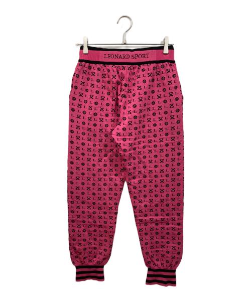 LEONARD SPORT（レオナール スポーツ）LEONARD SPORT (レオナール スポーツ) ニットパンツ ショッキングピンク サイズ:	SIZE 38の古着・服飾アイテム