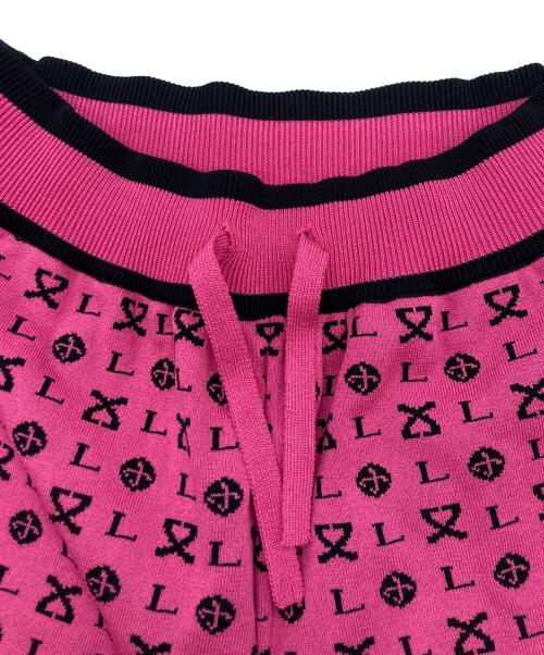 LEONARD SPORT（レオナール スポーツ）LEONARD SPORT (レオナール スポーツ) ニットパンツ ショッキングピンク サイズ:	SIZE 38の古着・服飾アイテム