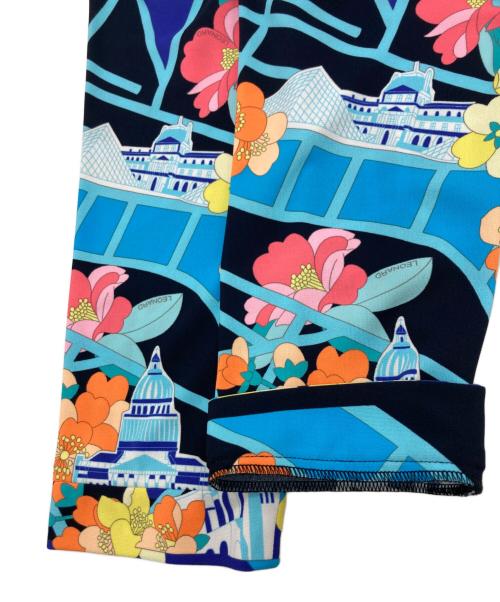 LEONARD SPORT（レオナール スポーツ）LEONARD SPORT (レオナール スポーツ) 花柄ブラウス マルチカラー サイズ:	SIZE 40の古着・服飾アイテム