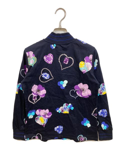 LEONARD SPORT（レオナール スポーツ）LEONARD SPORT (レオナール スポーツ) ハーフジップカットソー ネイビー サイズ:	SIZE 38の古着・服飾アイテム