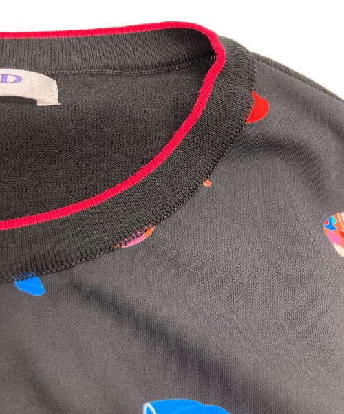 LEONARD SPORT（レオナール スポーツ）LEONARD SPORT (レオナール スポーツ) 花柄カーディガン ブラック サイズ:	SIZE 38の古着・服飾アイテム