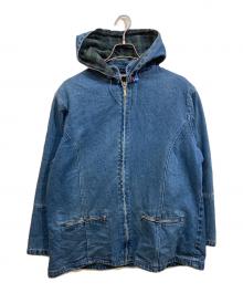 north style（ノース スタイル）の古着「フード付きデニムジャケット」｜インディゴ
