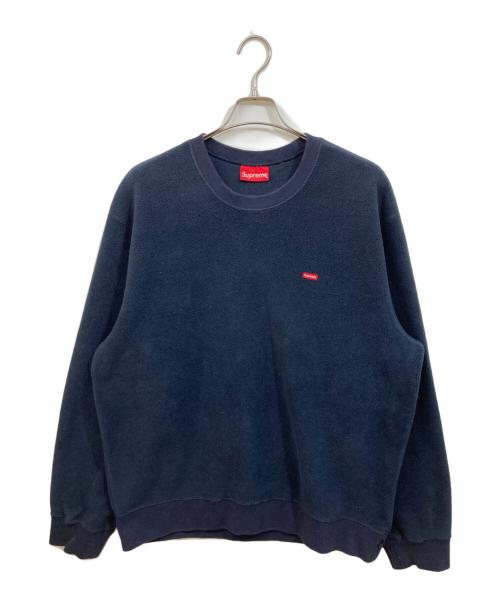 SUPREME（シュプリーム）Supreme (シュプリーム) Polartec Small Box Crewneck ネイビー サイズ:	SIZE XLの古着・服飾アイテム