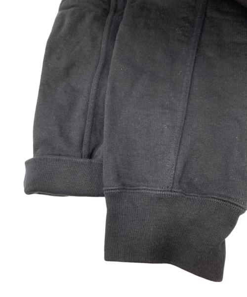 SUPREME（シュプリーム）Supreme (シュプリーム) Text Stripe Hooded Sweat shirt ブラック サイズ:SIZE XLの古着・服飾アイテム