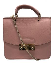 FURLA（フルラ）の古着「メトロポリス2WAYショルダーバッグ」｜ピンク