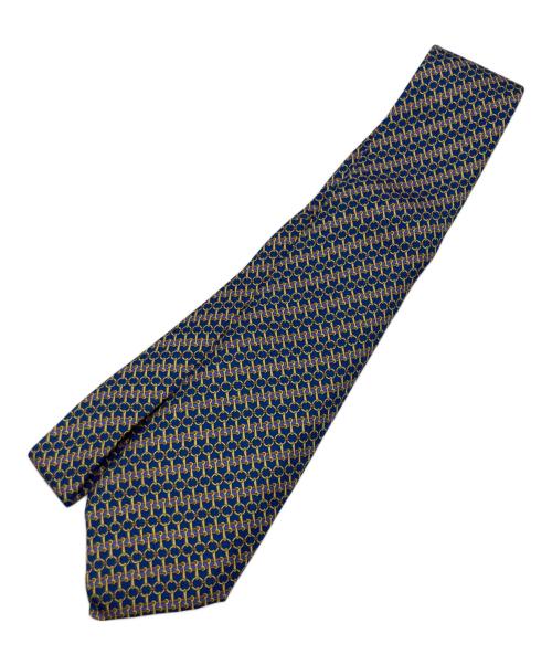 HERMES（エルメス）HERMES (エルメス) ネクタイ ネイビー サイズ:実寸をご確認くださいの古着・服飾アイテム
