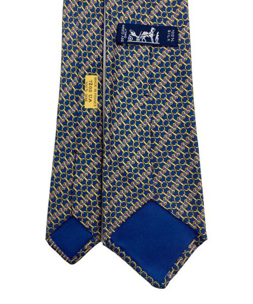 HERMES（エルメス）HERMES (エルメス) ネクタイ ネイビー サイズ:実寸をご確認くださいの古着・服飾アイテム