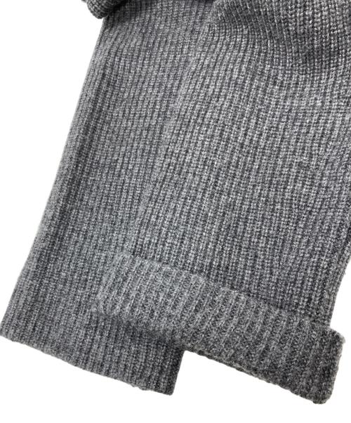 1er Arrondissement（プルミエ アロンディスモン）1er Arrondissement (プルミエ アロンディスモン) レース畦カーディガン グレー サイズ:実寸をご確認くださいの古着・服飾アイテム