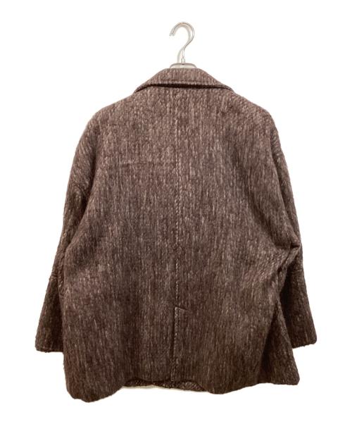 hellam（ヘラム）hellam (ヘラム) シャギーミドルコート ブラウン サイズ:Freeの古着・服飾アイテム