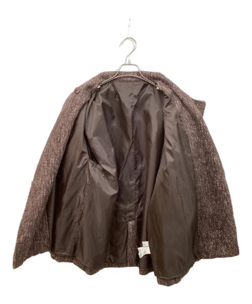 hellam（ヘラム）hellam (ヘラム) シャギーミドルコート ブラウン サイズ:Freeの古着・服飾アイテム