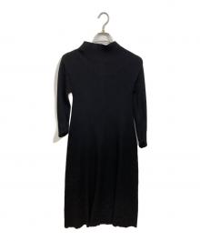 Mila Owen（ミラオーウェン）の古着「マルチWAYオフショルダーリブニットワンピース」｜ブラック