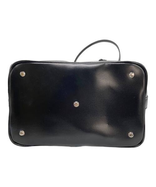 COMME des GARCONS COMME des GARCONS（コムデギャルソン コムデギャルソン）COMME des GARCONS COMME des GARCONS (コムデギャルソン コムデギャルソン) レザー巾着ショルダーバッグ ブラックの古着・服飾アイテム