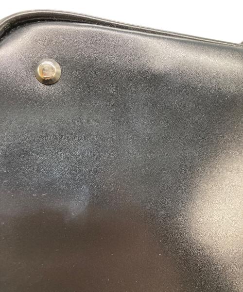 COMME des GARCONS COMME des GARCONS（コムデギャルソン コムデギャルソン）COMME des GARCONS COMME des GARCONS (コムデギャルソン コムデギャルソン) レザー巾着ショルダーバッグ ブラックの古着・服飾アイテム