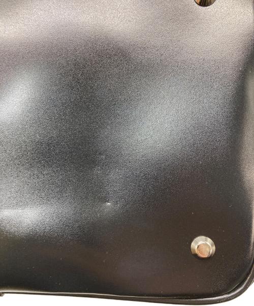 COMME des GARCONS COMME des GARCONS（コムデギャルソン コムデギャルソン）COMME des GARCONS COMME des GARCONS (コムデギャルソン コムデギャルソン) レザー巾着ショルダーバッグ ブラックの古着・服飾アイテム