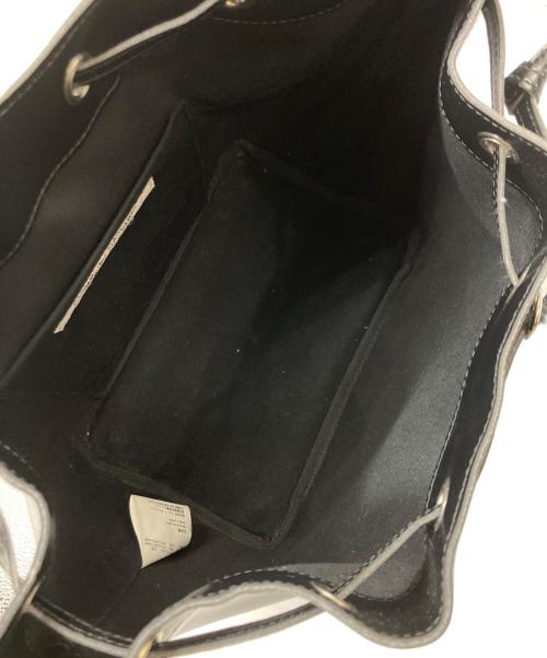 COMME des GARCONS COMME des GARCONS（コムデギャルソン コムデギャルソン）COMME des GARCONS COMME des GARCONS (コムデギャルソン コムデギャルソン) レザー巾着ショルダーバッグ ブラックの古着・服飾アイテム