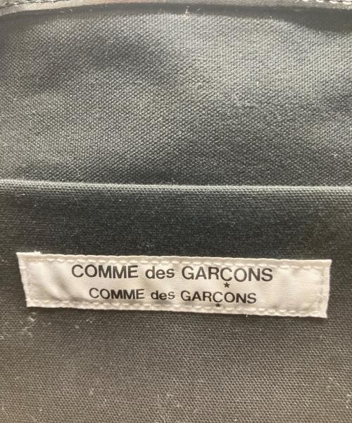 COMME des GARCONS COMME des GARCONS（コムデギャルソン コムデギャルソン）COMME des GARCONS COMME des GARCONS (コムデギャルソン コムデギャルソン) レザー巾着ショルダーバッグ ブラックの古着・服飾アイテム