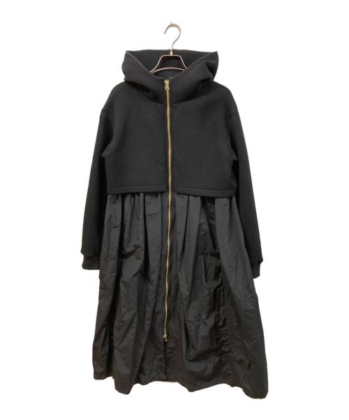 Risley（リズレー）Risley (リズレー) ドッキングワンピース ブラック サイズ:Freeの古着・服飾アイテム