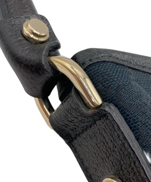 GUCCI（グッチ）GUCCI (グッチ) アビーGGキャンバスワンショルダーバッグ ブラックの古着・服飾アイテム