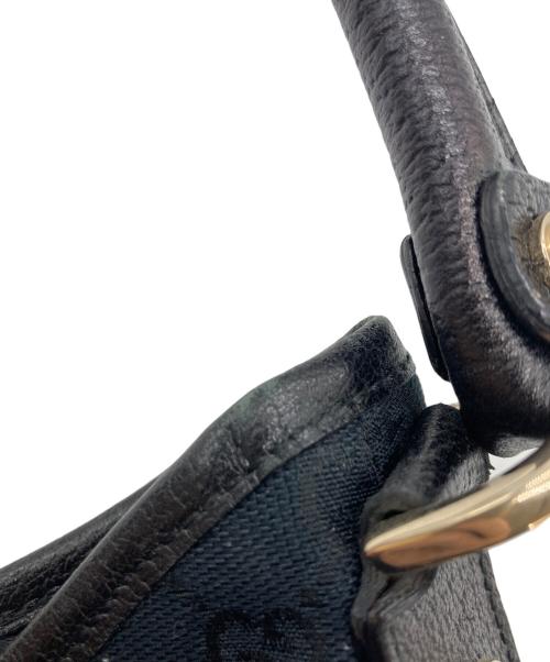 GUCCI（グッチ）GUCCI (グッチ) アビーGGキャンバスワンショルダーバッグ ブラックの古着・服飾アイテム