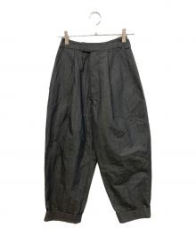 TODAYFUL（トゥデイフル）の古着「Cottontwill Cocoon Pants」｜ブラック