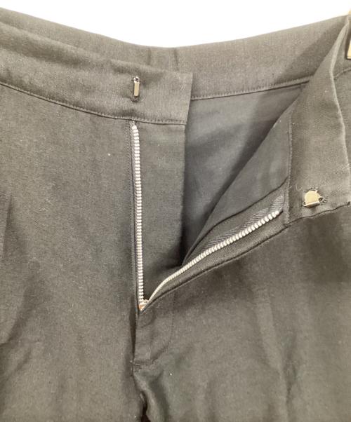YOHJI YAMAMOTO（ヨウジヤマモト）YOHJI YAMAMOTO (ヨウジヤマモト) コットンモヘアパンツ ブラック サイズ:	SIZE 1の古着・服飾アイテム
