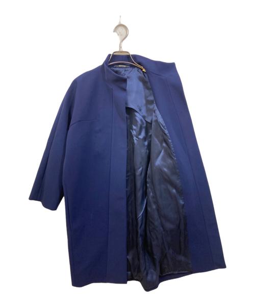 Maison Martin  Margiela（メゾンマルタンマルジェラ）Maison Martin  Margiela (メゾンマルタンマルジェラ) レプリカ ボンディング ジャージー スタンドカラー コート ネイビー サイズ:SIZE 38の古着・服飾アイテム