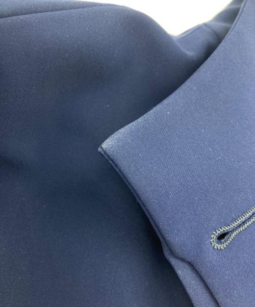 Maison Martin  Margiela（メゾンマルタンマルジェラ）Maison Martin  Margiela (メゾンマルタンマルジェラ) レプリカ ボンディング ジャージー スタンドカラー コート ネイビー サイズ:SIZE 38の古着・服飾アイテム