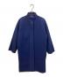 Maison Martin  Margiela（メゾンマルタンマルジェラ）の古着「レプリカ ボンディング ジャージー スタンドカラー コート」｜ネイビー