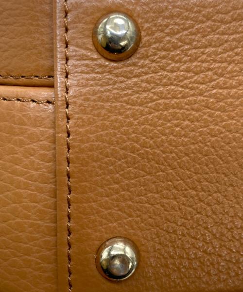 MACKINTOSH PHILOSOPHY（マッキントッシュ フィロソフィー）MACKINTOSH PHILOSOPHY (マッキントッシュ フィロソフィー) サークルレザーバッグ ブラウンの古着・服飾アイテム