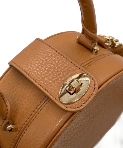 MACKINTOSH PHILOSOPHY（マッキントッシュ フィロソフィー）MACKINTOSH PHILOSOPHY (マッキントッシュ フィロソフィー) サークルレザーバッグ ブラウンの古着・服飾アイテム