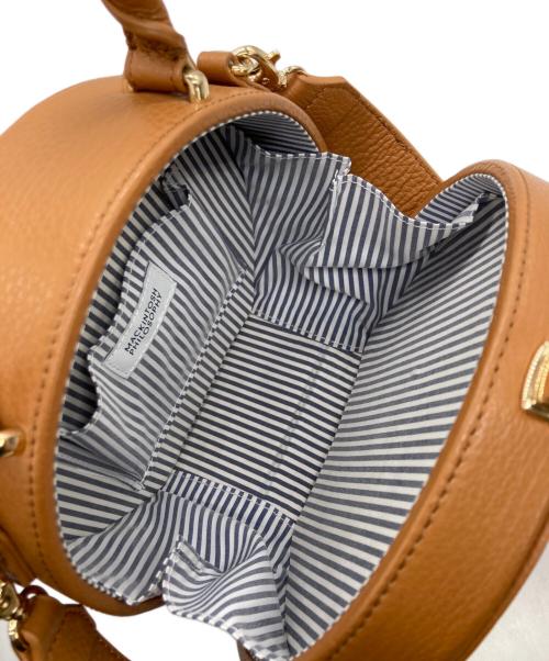 MACKINTOSH PHILOSOPHY（マッキントッシュ フィロソフィー）MACKINTOSH PHILOSOPHY (マッキントッシュ フィロソフィー) サークルレザーバッグ ブラウンの古着・服飾アイテム