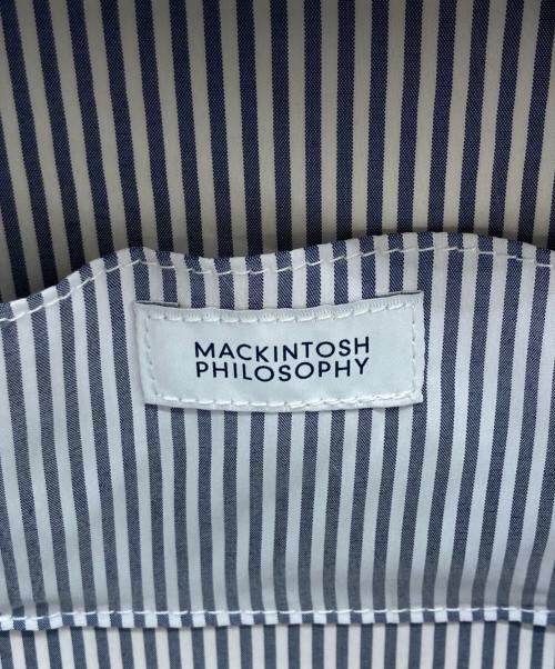 MACKINTOSH PHILOSOPHY（マッキントッシュ フィロソフィー）MACKINTOSH PHILOSOPHY (マッキントッシュ フィロソフィー) サークルレザーバッグ ブラウンの古着・服飾アイテム