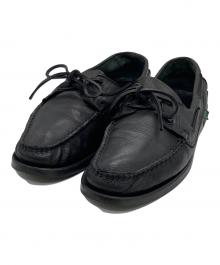 PARABOOT（パラブーツ）の古着「デッキシューズ」｜ブラック