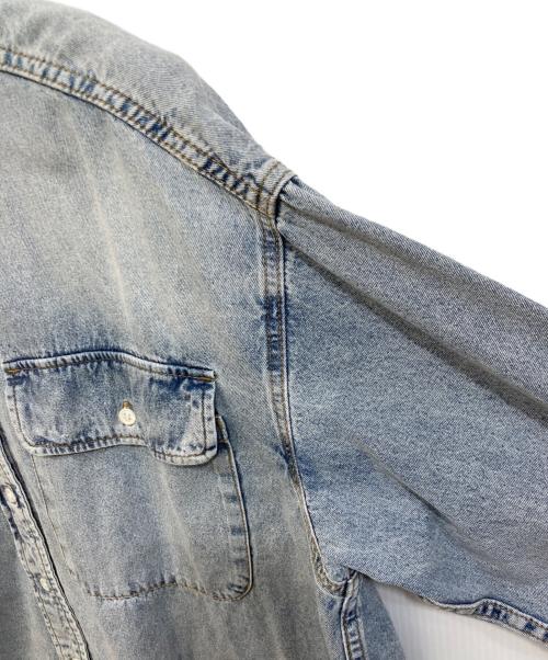 RIVE DROITE（リヴドロワ）RIVE DROITE (リヴドロワ) MONN.:.(モン) ビッグデニムシャツ インディゴ サイズ:	SIZE Freeの古着・服飾アイテム