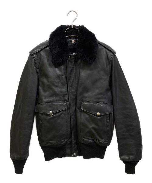 Schott（ショット）Schott (ショット) 184SM A-2 レザージャケット ブラック サイズ:SIZE 40の古着・服飾アイテム