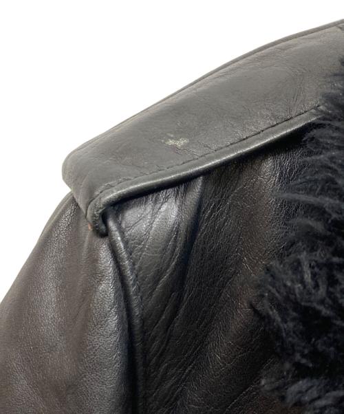 Schott（ショット）Schott (ショット) 184SM A-2 レザージャケット ブラック サイズ:SIZE 40の古着・服飾アイテム