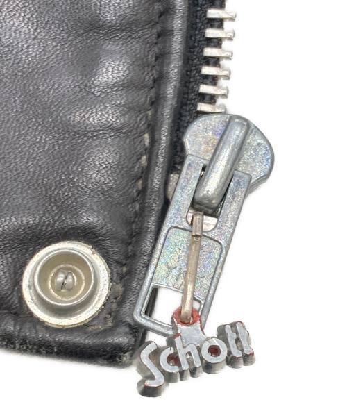 Schott（ショット）Schott (ショット) 184SM A-2 レザージャケット ブラック サイズ:SIZE 40の古着・服飾アイテム